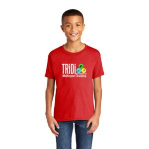 Youth Unisex Red Soft Cotton T-Shirt
