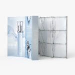8ft Curved Velcro Fabric Pop Up Display (Graphic Only)