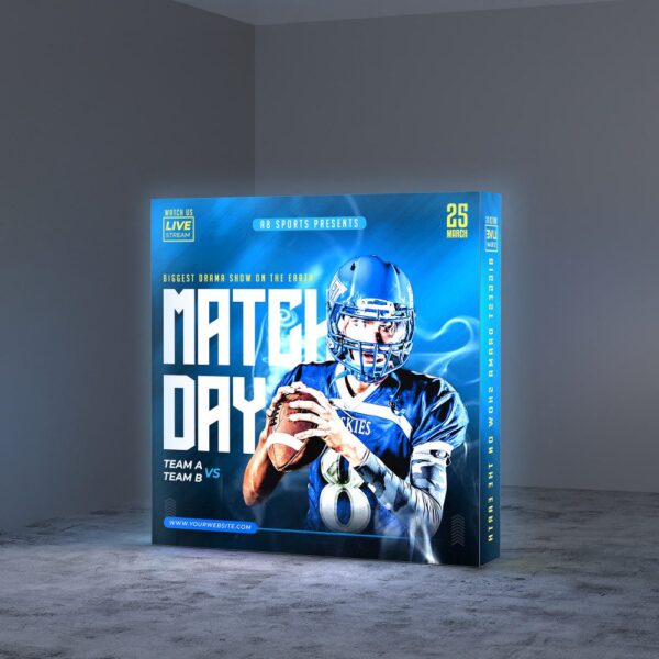 8ft SEG Backlit Popup Display