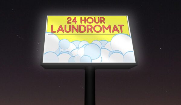 Backlit Banner Night