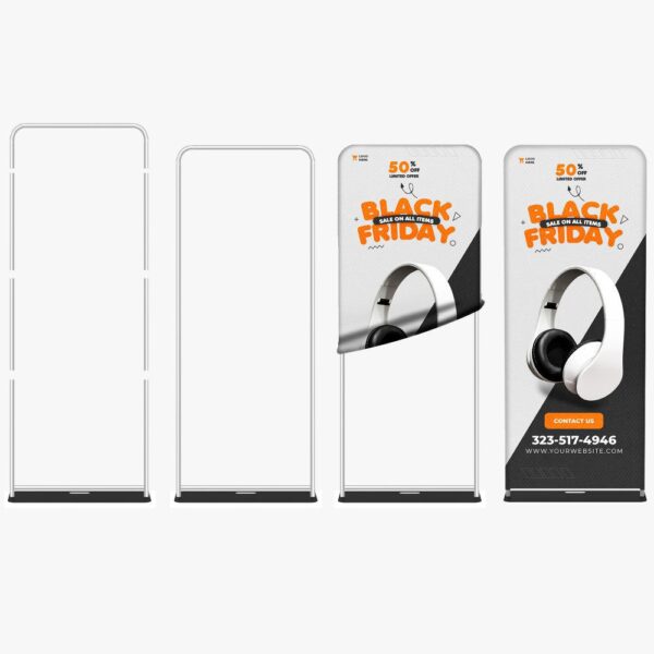 36" x 90" Tension Fabric Stand (Graphic Only)