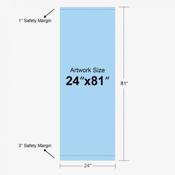 24" x 81" Standard Retractable (Insert Only)