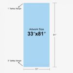 33" x 81" Double Sided Deluxe Retractable (Insert Only)