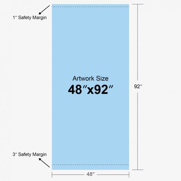 48" x 92" SD Retractable (Stand+Insert)