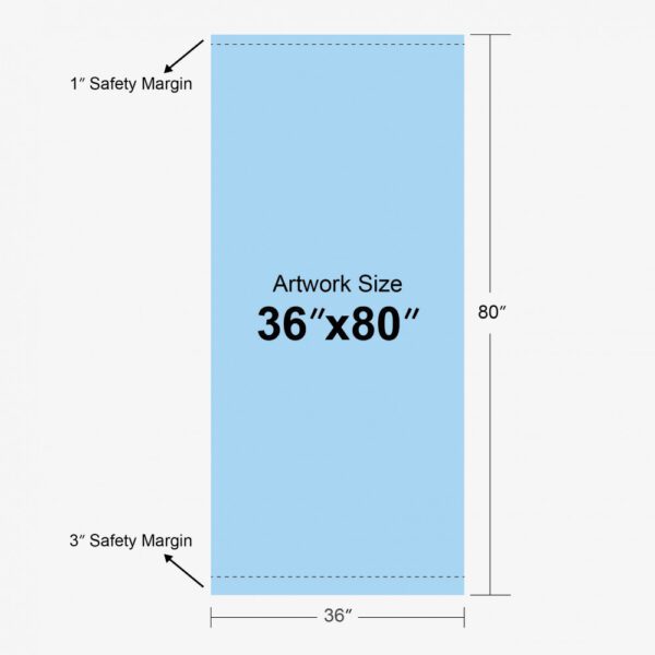 36" x 80" SD Retractable (Stand+Insert)
