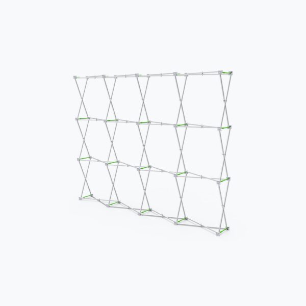 10ft Straight Velcro Fabric Pop Up Display (Hardware Only)
