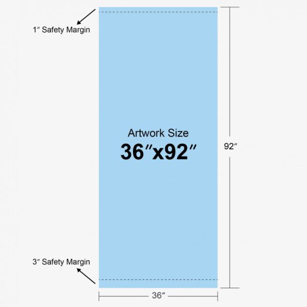 36" x 92" SD Retractable (Stand+Insert)