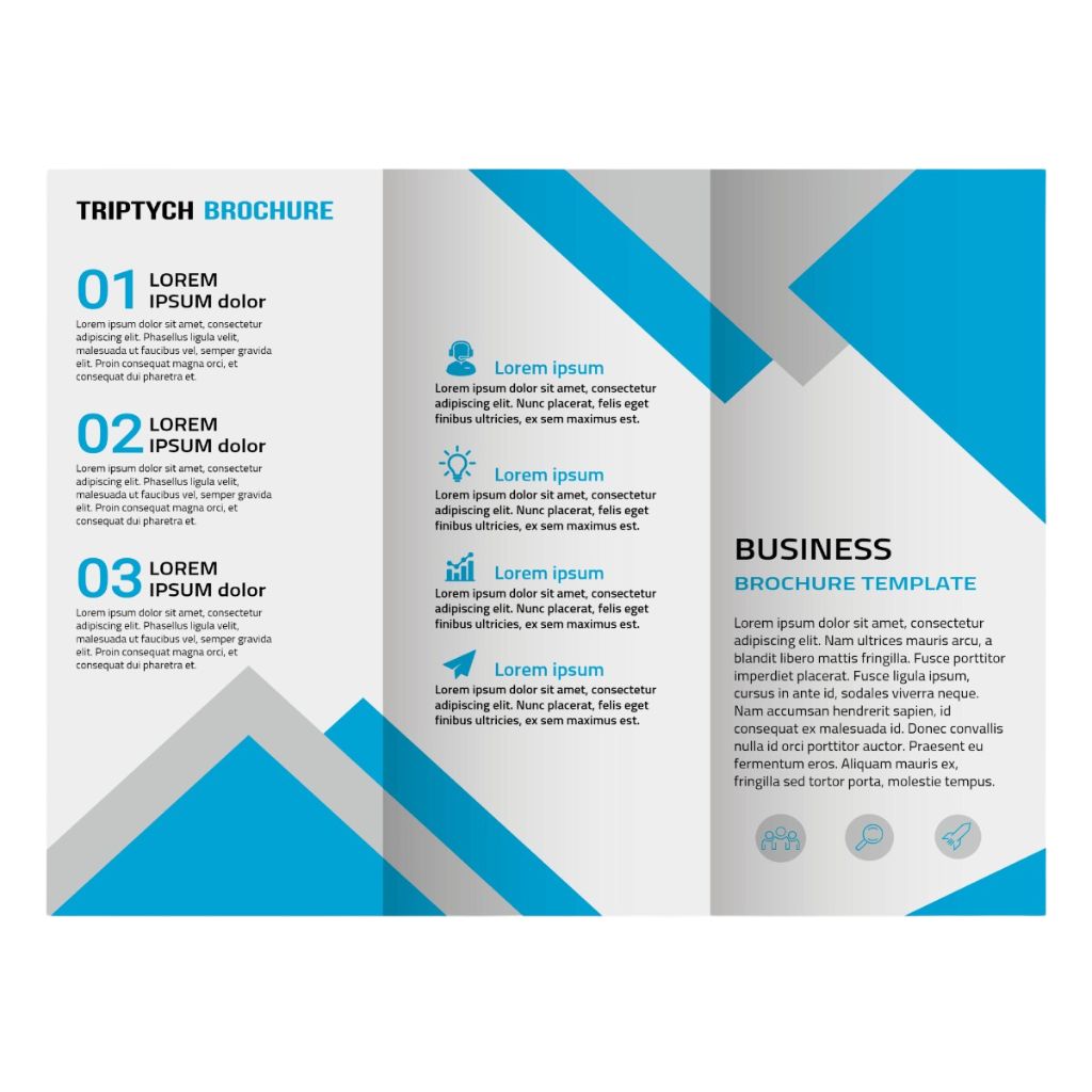 8.5×11 Brochure 100lbs Text Gloss Finish
