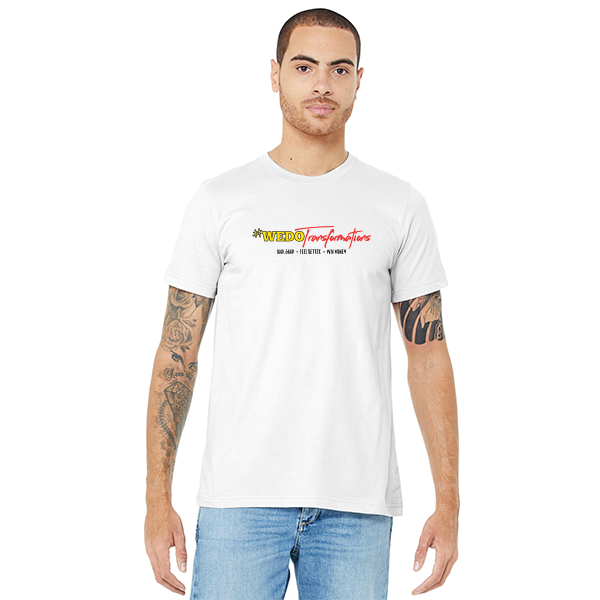 Mens White T-Shirt - BELLA+CANVAS BC3001