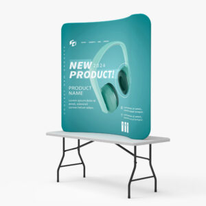 6ft Curved Tension Fabric Display (Graphic Only)