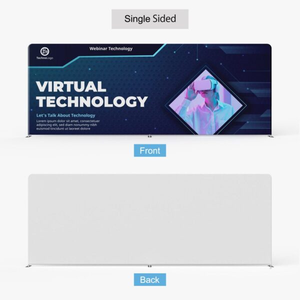 20ft Straight Tension Fabric Displays