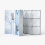 8ft Curved Velcro Fabric Pop Up Display (Graphic Only)