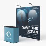 8ft Straight Tension Fabric Displays (Graphic Only)