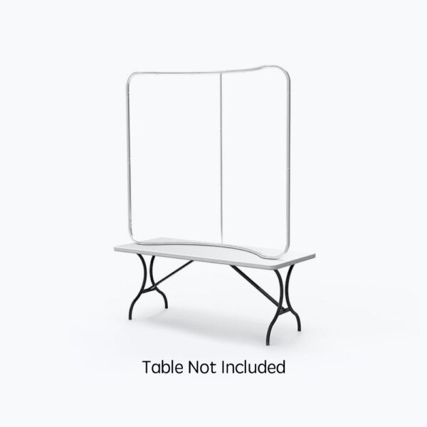 6ft Curved Tension Fabric Display (Graphic+Frame)