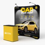 8ft Curved Tension Fabric Display (Graphic Only)