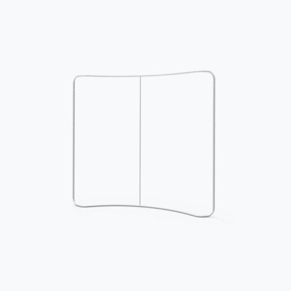 8ft Curved Tension Fabric Display (Graphic+Frame)