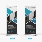 33" x 81" Double Sided Deluxe Retractable (Insert Only)