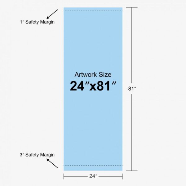 24" x 81" Standard Retractable (Insert Only)
