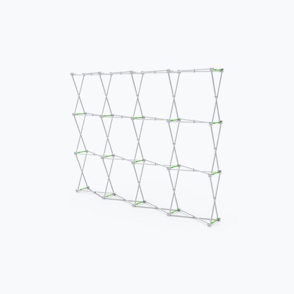 10ft Straight Velcro Fabric Pop Up Display (Hardware Only)