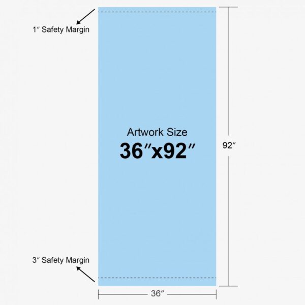 36" x 92" SD Retractable (Stand+Insert)