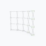 10ft Curved Velcro Fabric Pop Up Display (Hardware Only)