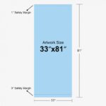 33" x 81" (Black) Standard Retractable (Insert Only)