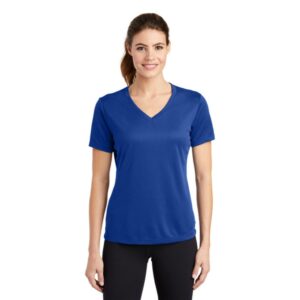Sport-Tek® Women's PosiCharge® RacerMesh® V-Neck Tee Style: LST340