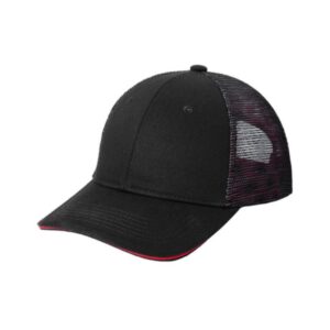 Port Authority® Double Mesh Snapback Sandwich Bill Cap Style: C818