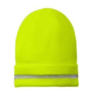 CornerStone® Enhanced Visibility Beanie with Reflective Stripe Style: CS800