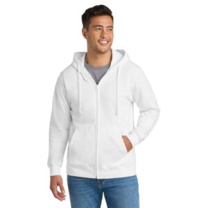 Port & Co™ Fan Favorite™ Fleece Full-Zip Hooded Sweatshirt Style: PC850ZH