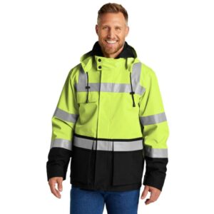 CornerStone® ANSI 107 Class 3 Waterproof Ripstop 3-In-1 Parka Style: CSJ502