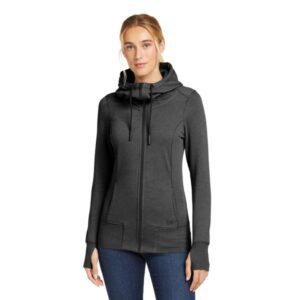 New Era® Women's Tri-Blend Fleece Full-Zip Hoodie Style: LNEA511
