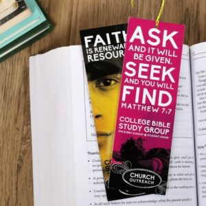 Bookmarks with UV Coating