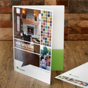 Folders with UV Finish